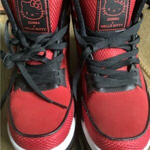 Hello Kitty Red and Black womens  Sneakers